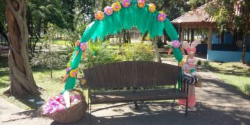 Parque 13 de Abril está no clima de Páscoa