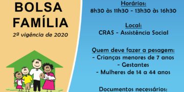 Pesagem do Bolsa Família ocorre dia 27 de novembro