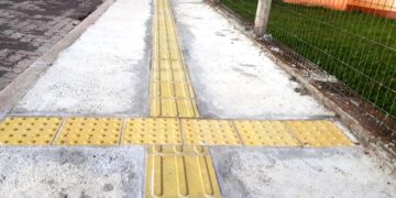 Novos calçamentos de Paverama receberão piso tátil e adaptações para facilitar acessibilidade nas ruas do município