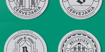 Cervejaria Bellavista distribui porta copos produzidos com material reciclado na saída de jogos do Gauchão