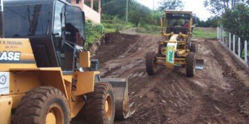 Prefeitura inicia a pavimentação no Centro