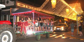 Smelito e passeios de bicicleta trenó e familiar são atrações do Natal em Estrela