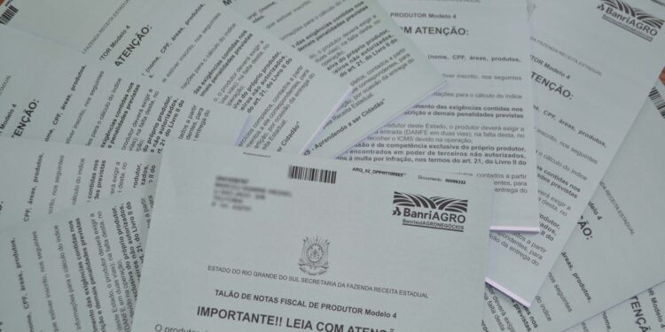 Produtores rurais devem apresentar talão no Setor de ICMS a partir do dia 11 de janeiro