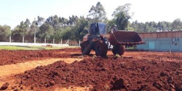 Iniciadas as obras na Quadra Poliesportiva do Bairro Cidade Baixa
