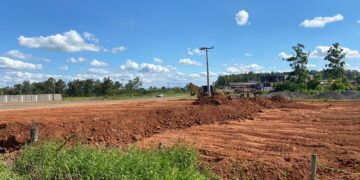 Através de incentivo, administração municipal disponibiliza 5.000 m³ de terra para empreendimento taquariense