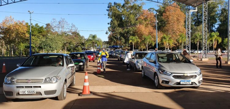 Dose de reforço para Terceira Idade no Parque Princesa do Vale