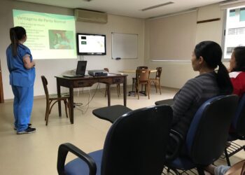 Grupo de Gestantes visita maternidade do Hospital de Estrela
