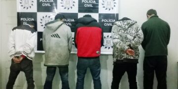 “Operação Repressione” prende cinco homens em Encantado