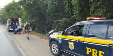 Saída de pista deixa quatro feridos na BR-386 em Estrela