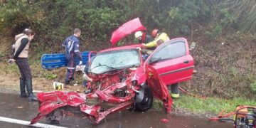 PRF atende a vários acidentes na BR-386