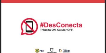 PRF e ONSV lançam campanha sobre risco do uso do celular ao volante