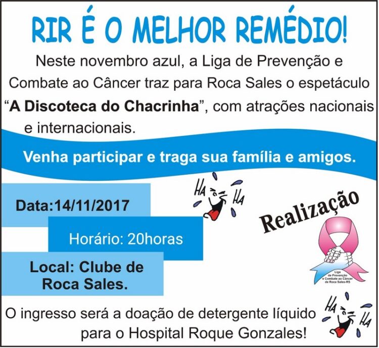 Liga promove a Discoteca do Chacrinha na próxima terça-feira