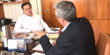 Deputado Federal recebe em mãos projeto de iluminação artística