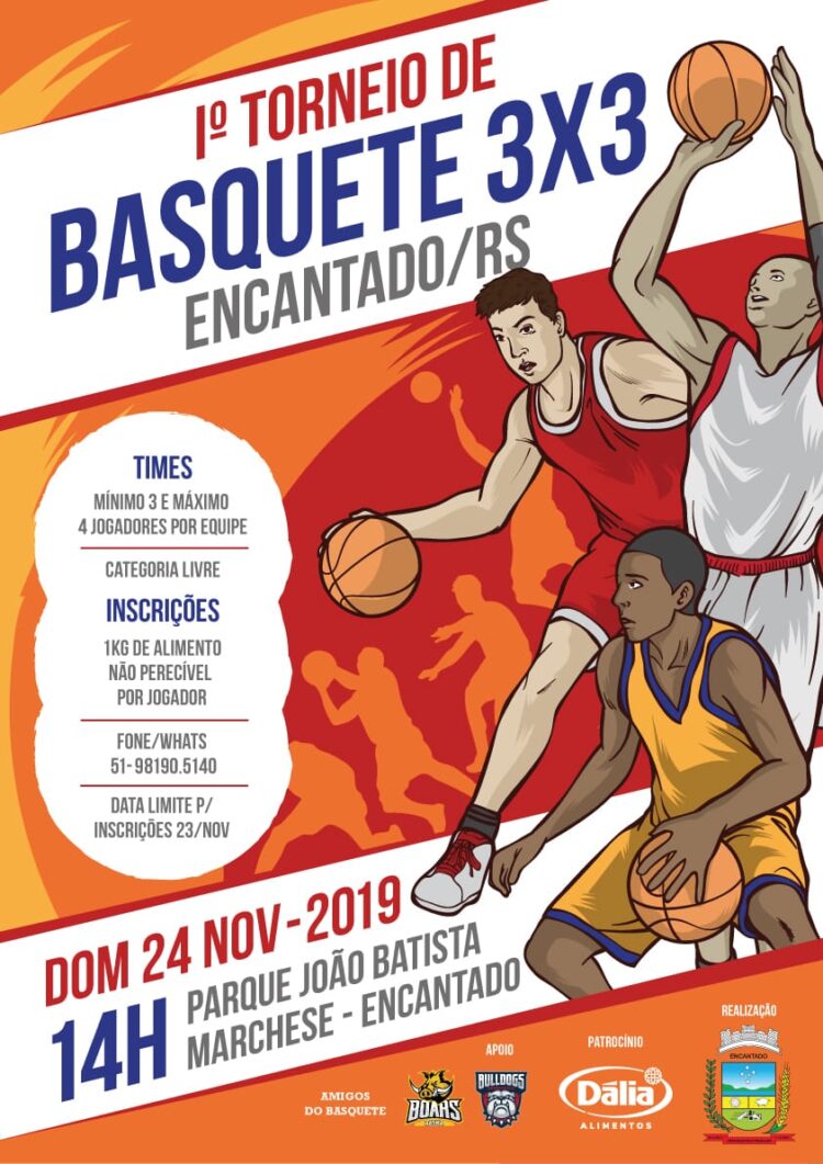 Domingo tem 1º Torneio de Basquete 3×3 de Encantado