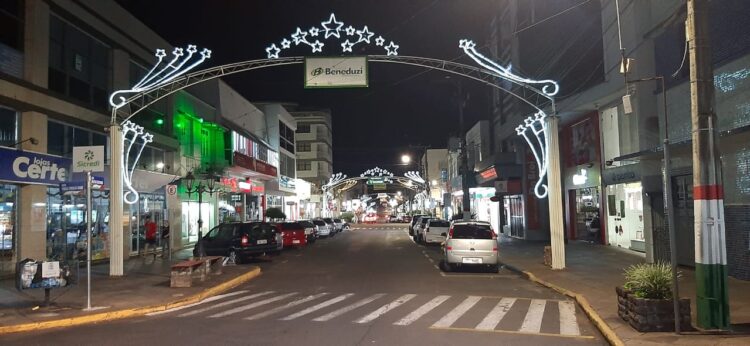 Encantado decorado para o Natal