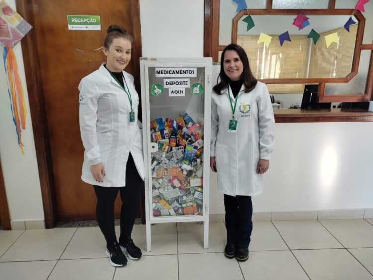 Em Vespasiano Corrêa, projeto recolhe mais de cinco mil comprimidos em desuso