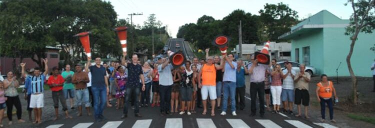 Rua Alegrete inaugurada