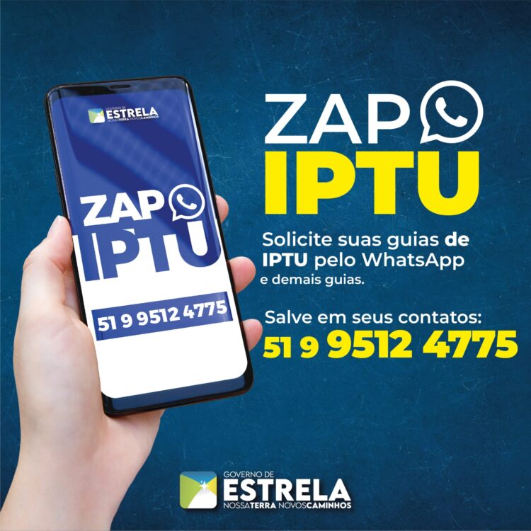 Guias do IPTU de Estrela já estão acessíveis aos contribuintes