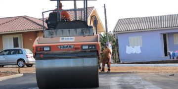 Concluída pavimentação de quatro ruas centrais de Fazenda Vilanova