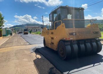 Santa Clara do Sul inicia recapeamento asfáltico nas ruas centrais da cidade