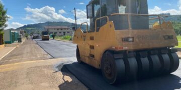Santa Clara do Sul inicia recapeamento asfáltico nas ruas centrais da cidade