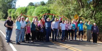 Asfalto da Linha Imhoff foi inaugurado ontem