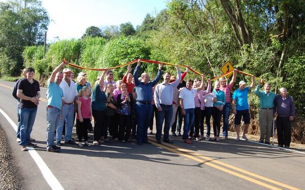 Asfalto da Linha Imhoff foi inaugurado ontem