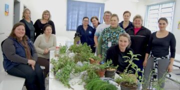 Merendeiras participaram de capacitação com a Emater