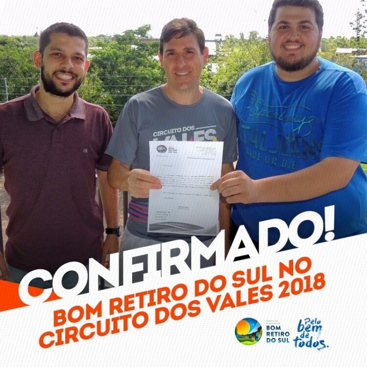 Bom Retiro do Sul terá etapa do Circuito dos Vales em 2018