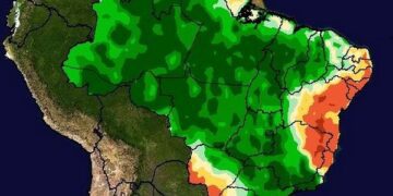Brasil tem mais chuva na 2ª quinzena de janeiro