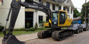 Marques de Souza será o primeiro destino da Escavadeira Hidráulica do G8