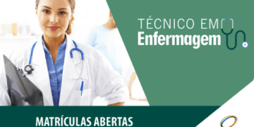 Técnico em Enfermagem está com matriculas abertas até o dia 30