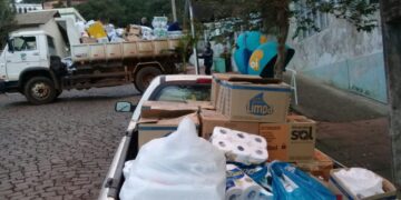 Gincana arrecada “um caminhão” de mantimentos para o Hospital