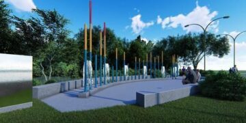 Lajeado inicia instalação de marco histórico das enchentes no Parque dos Dick