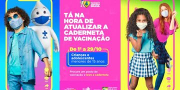 Campanha Nacional de Multivacinação ocorre entre os dias 01 e 29 de outubro