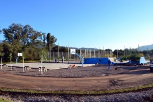 Estrutura tem pistas de skate e de caminhada, quadras de basquete e de areia, além de campo de futebol sete (Foto: Rafael Simonis)