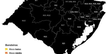 Bandeira preta será mantida no Rio Grande do Sul