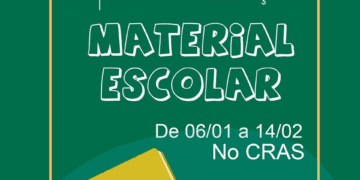 Campanha de arrecadação de material escolar segue até 14 de fevereiro