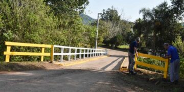 Estradas do interior de Imigrante recebem manutenção