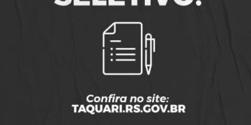 Prefeitura de Taquari divulga edital para área da Educação