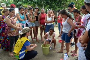 Oficinas, palestras, capacitações e outras ações estão sendo realizadas com professores e estudantes das escolas de Ensinos Fundamental e Médio, além da comunidade em geral de Montanhas (Foto: Divulgação)