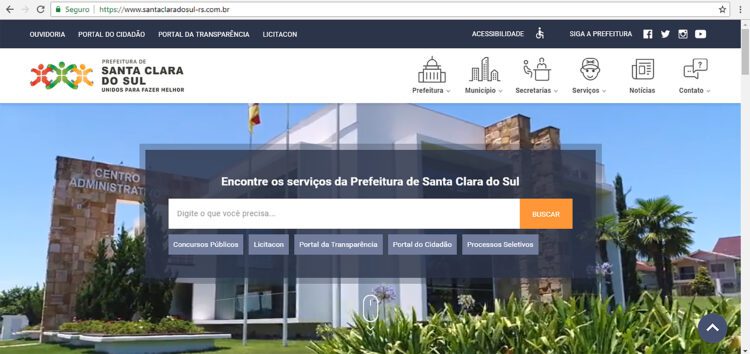 Prefeitura lança novo site à população