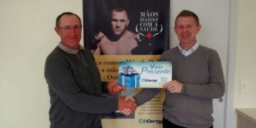 Morador de Boa Vista do Sul é contemplado no sorteio da Campanha Mãos Dadas com a Saúde