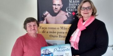 Contribuinte de Westfália é sorteada na Campanha Mãos Dadas com a Saúde