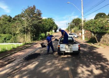 Mais 23 toneladas de asfalto são utilizadas em operação tapa buracos em Lajeado