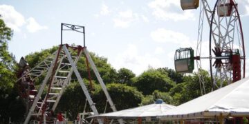 Parque de diversões e tirolesa para todas as idades