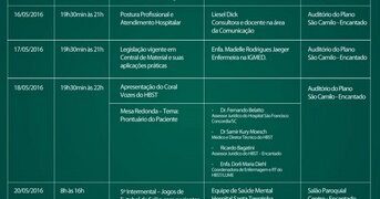 I Jornada de Enfermagem inicia na próxima segunda-feira