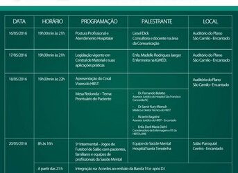I Jornada de Enfermagem inicia na próxima segunda-feira