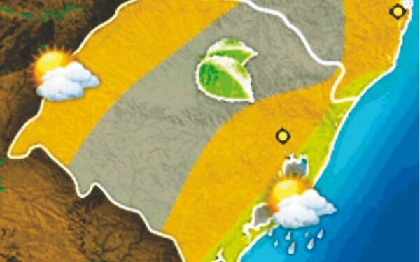Previsão de temperaturas baixas e geada para esta semana no RS