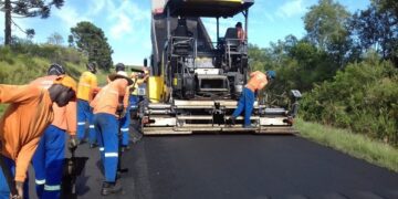 Daer finaliza recuperação do asfalto na ERS-122 e conclui 75% das obras de restauro do Crema Serra